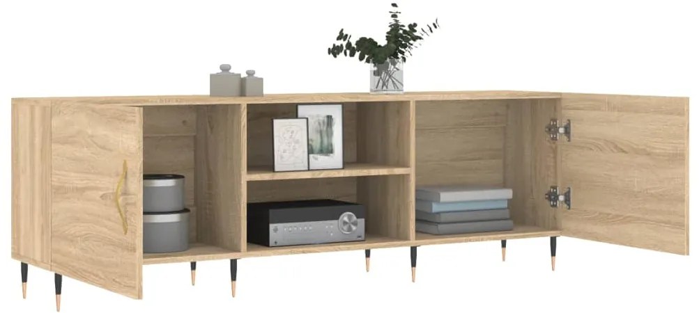 vidaXL Έπιπλο Τηλεόρασης Sonoma Δρυς 150x30x50 εκ. Επεξεργασμένο Ξύλο