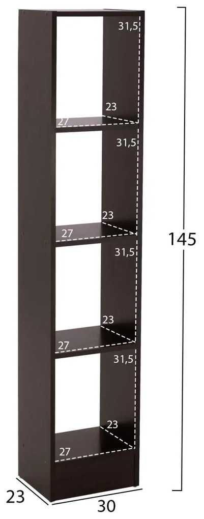 ΣΥΝΘΕΣΗ ΤΗΛΕΟΡΑΣΗΣ JAZMIN HM2255.01 WENGE 181x29,5x145 εκ.