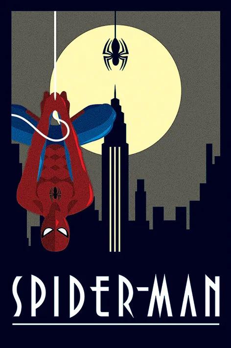 Αφίσα Marvel Deco - Spider-Man Hanging, (61 x 91.5 cm)