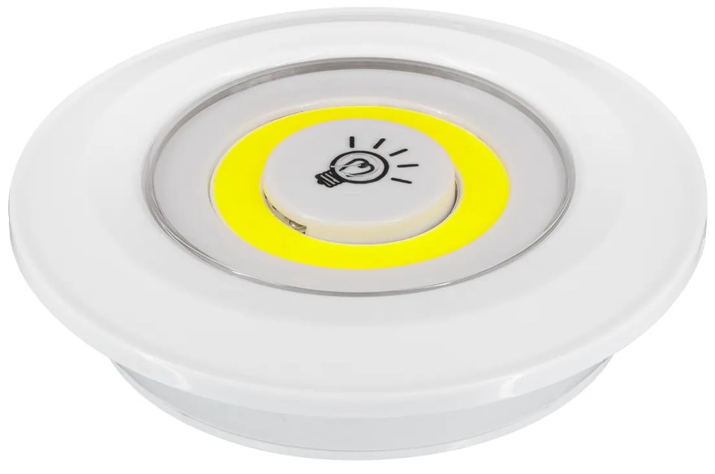 GloboStar® 79044 Φωτιστικά Νυκτός Μπαταρίας LED COB 6W 600lm με Timer &amp; Ασύρματο Χειριστήριο RF - ΣΕΤ 3 Τεμαχίων Ψυχρό Λευκό 6000K