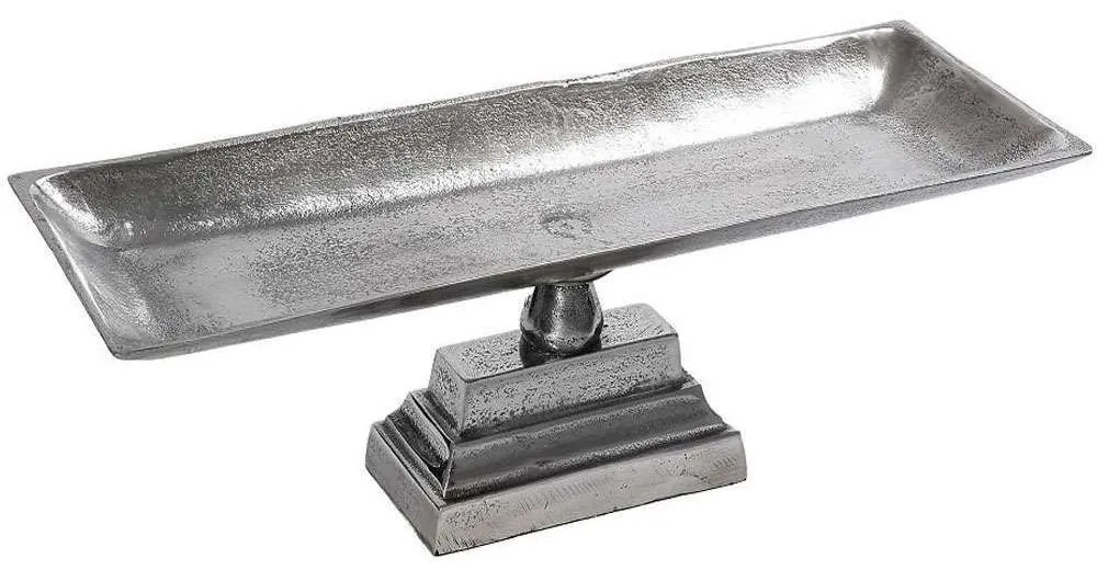 Τουρτιέρα Με Πόδι FLA333 54x17x10cm Silver Espiel Aluminium