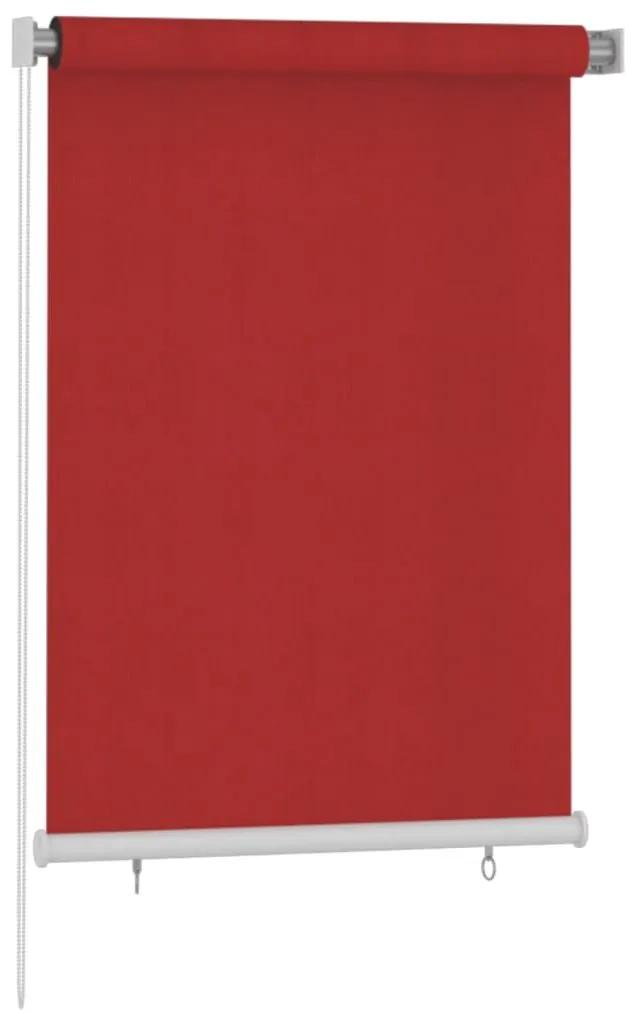 Στόρι Σκίασης Ρόλερ Εξωτερικού Χώρου Κόκκινο 100 x 140 εκ. HDPE - Κόκκινο