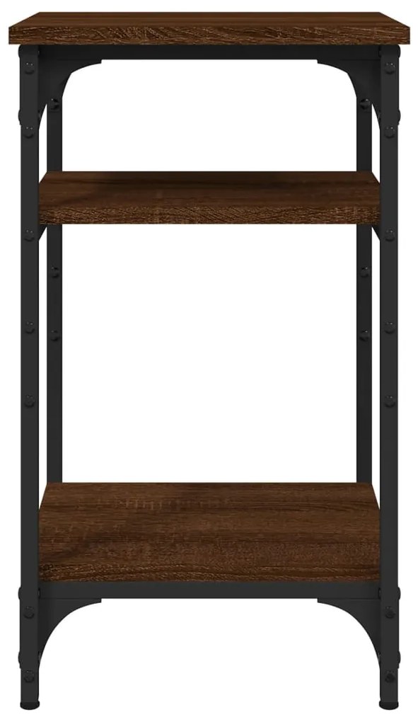 vidaXL Βοηθητικό Τραπέζι Καφέ Δρυς 35 x 30 x 60 εκ. Επεξεργασμένο Ξύλο