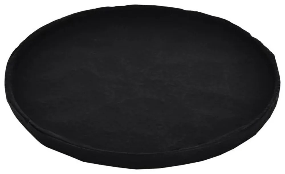 Διακοσμητικός Δίσκος Forleyet 427048 Φ11x1cm Black Eglo Aluminium