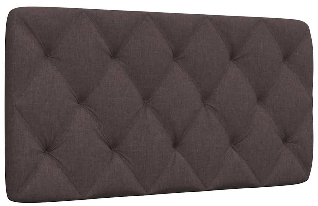 vidaXL Μαξιλάρι για Κεφαλάρι Σκούρο Καφέ 100 εκ. Υφασμάτινο