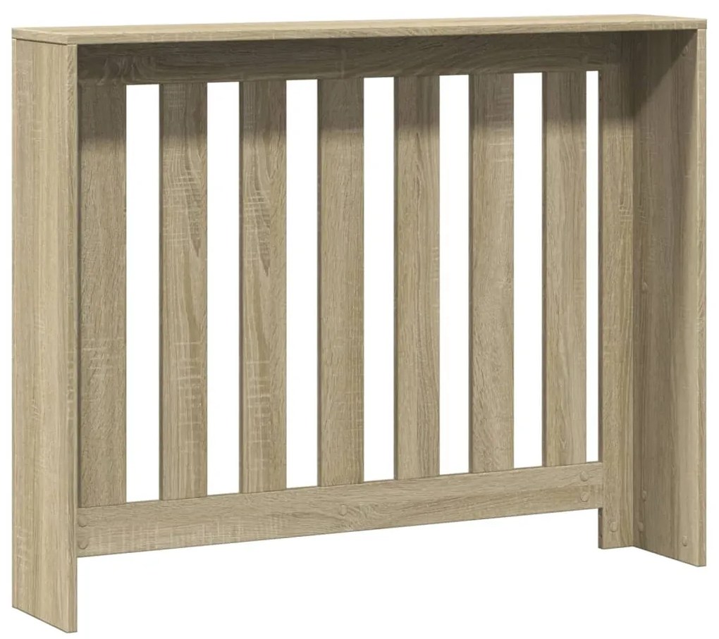vidaXL Κάλυμμα Καλοριφέρ Sonoma Δρυς 104x20x82 εκ. Επεξεργασμένο Ξύλο