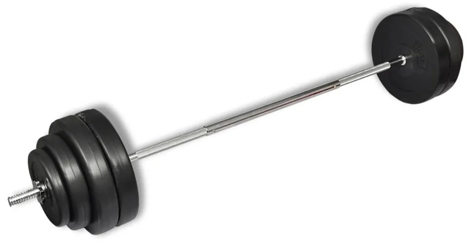 Σετ Μπάρα Άρσης Βαρών με Βάρη 60kg