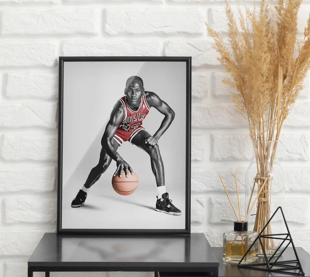 Ξύλινο Κάδρο Michael Jordan 30X40cm SNK22