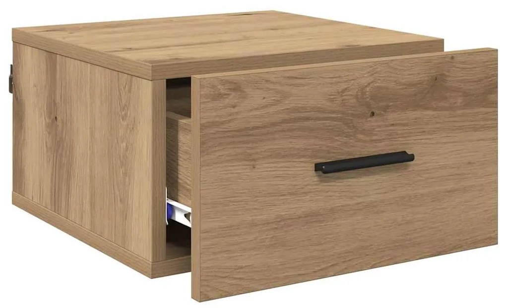 vidaXL Κομοδίνο artisan δρυς 35 x 35 x 20 εκ Επεξεργασμένο ξύλο