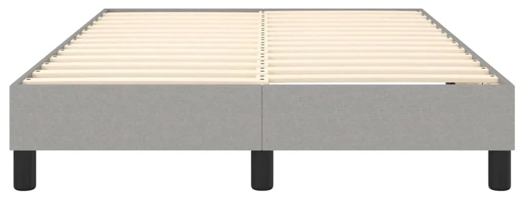 vidaXL Σκελετός Κρεβατιού με Ελατήρια Αν. Γκρι 120x200 εκ. Υφασμάτινο