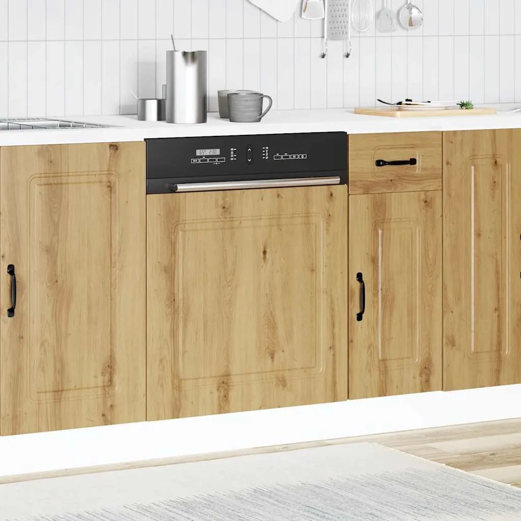 Πίνακας πλυντηρίου πιάτων "Kalmar" Artisan Oak 60x1,5x67 cm - Καφέ