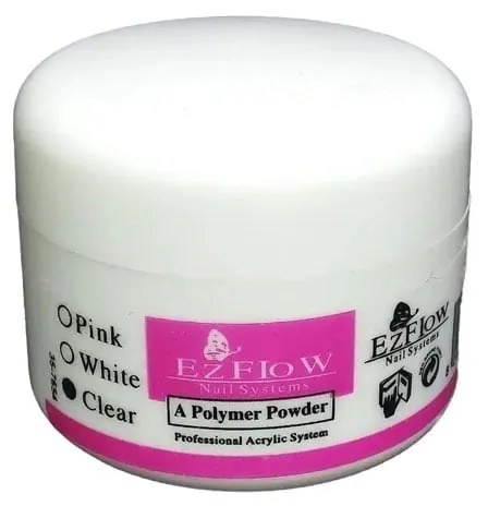 EzFlow Διάφανη σκόνη ακρυλικού - Acrylic Powder Clear