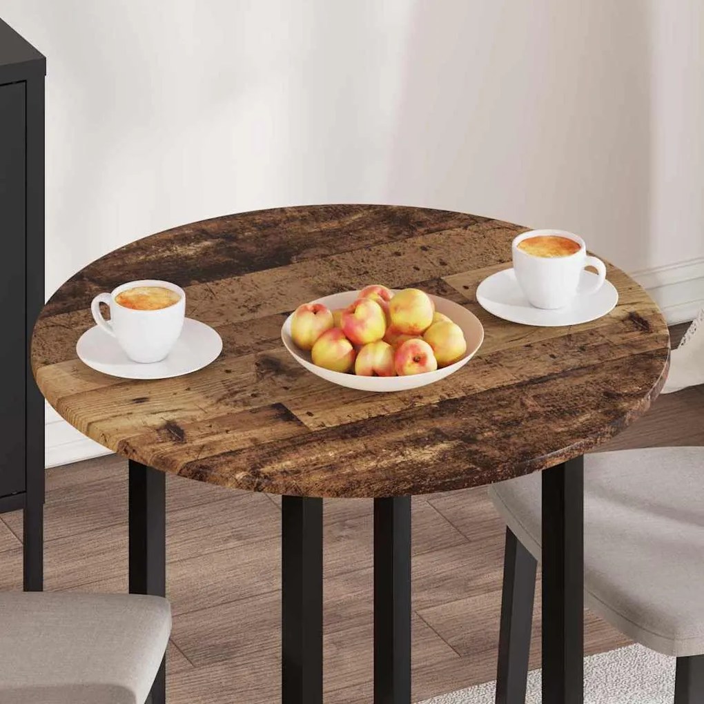 vidaXL Καπάκι τραπεζιού Παλαιό ξύλο 70 x 70 x 1.5 cm