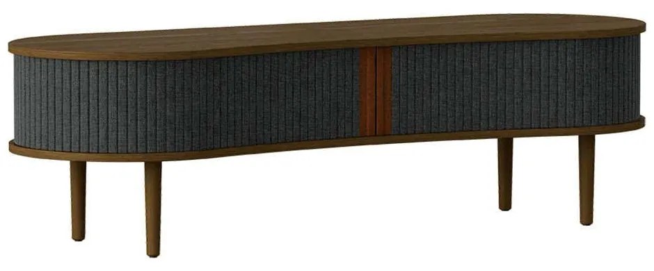 Έπιπλο Τηλεόρασης Audacious Horizons S 5801C707-04 140x46x40cm Dark Oak-Dark Grey Umage