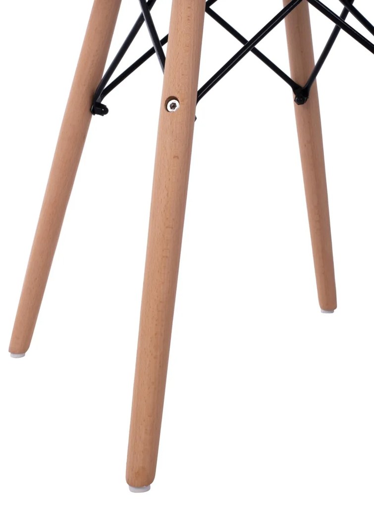 Τραπέζι MINIMAL KID με επιφάνεια MDF Λευκή 60x60x51 εκ. 60x60x51 εκ.