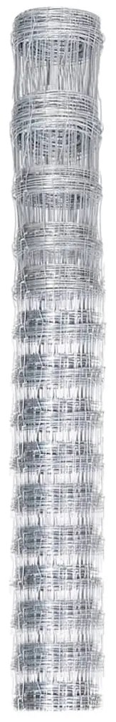 vidaXL Συρματόπλεγμα Περίφραξης Ασημί 50 x 1,6 μ. Γαλβανισμένο Ατσάλι