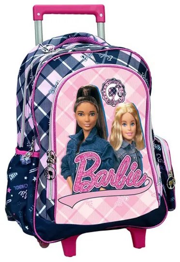 Σχολική Τσάντα Τρόλεϊ Δημοτικού (35x20x46) Gim Barbie Varsity