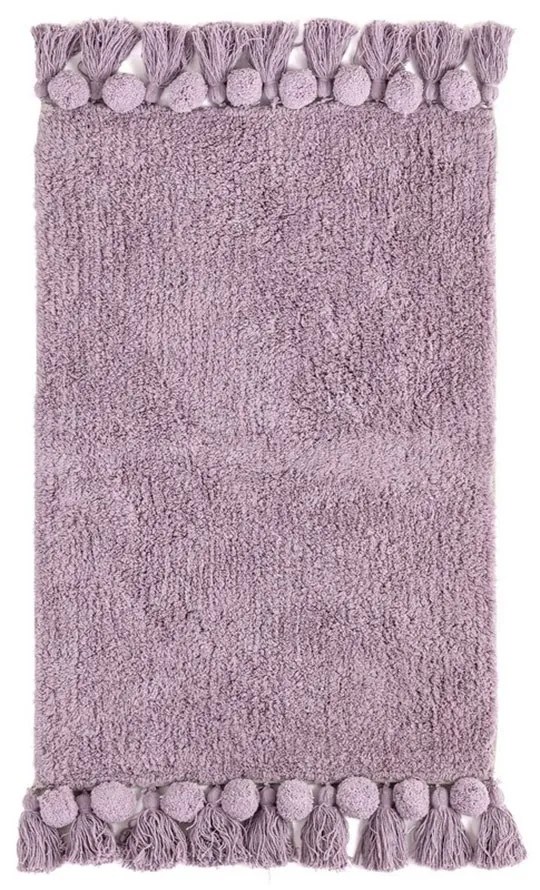 Πατάκι Μπάνιου Fresh Luxury Pale Mauve Nima 50X80cm 100% Βαμβάκι