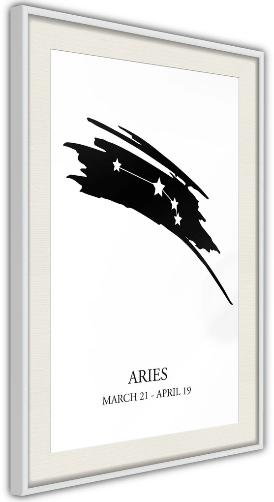 Αφίσα - Zodiac: Aries I - 20x30 - Χρυσό - Χωρίς πασπαρτού