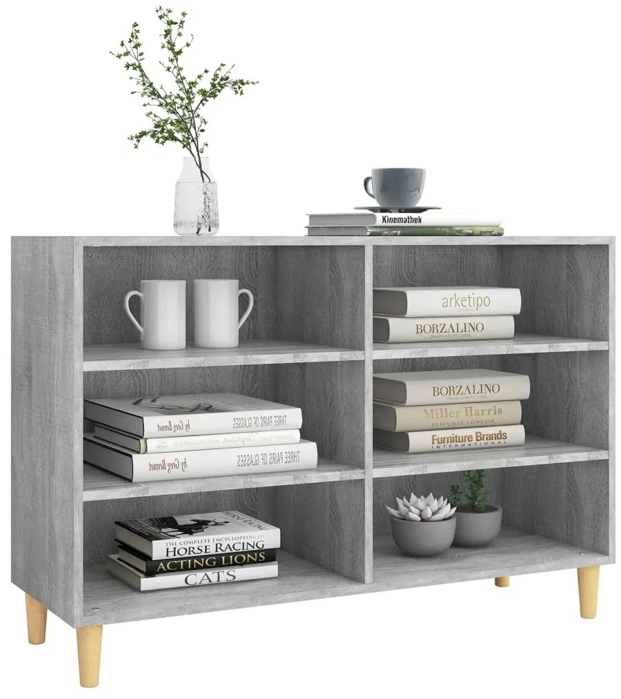 vidaXL Ραφιέρα Γκρι Sonoma 103,5 x 35 x 70 εκ. από Επεξεργασμένο Ξύλο