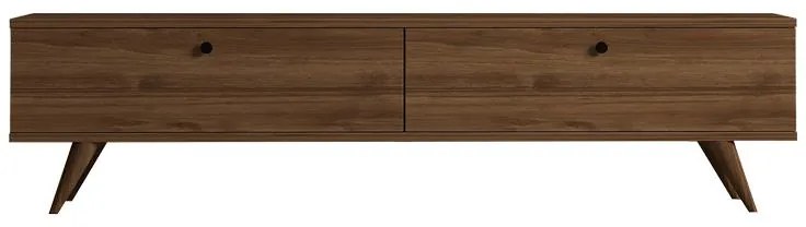 Έπιπλο τηλεόρασης Jate καρυδί 160x25x40 εκ. 160x25x45 εκ.