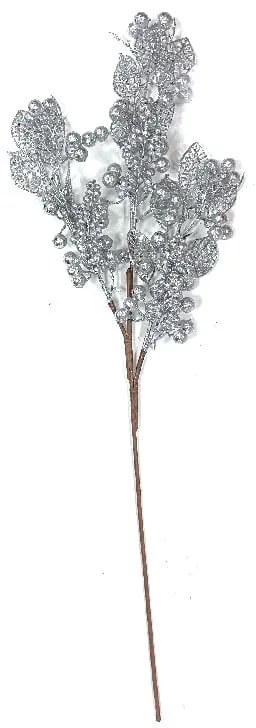 Χριστουγεννιάτικο κλαδί με γκλίτερ – Christmas branch with glitter