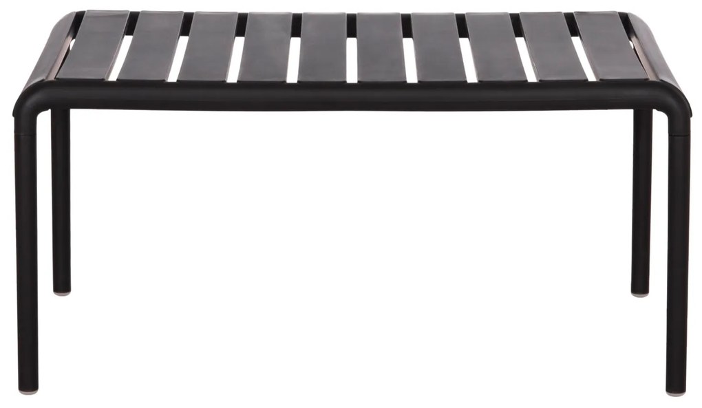 Τραπέζι κήπου KORVER C6334.02 Χαμηλό Πολυπροπυλενίου Μαύρο 100x60x46Υ εκ. 100x60x46 εκ.