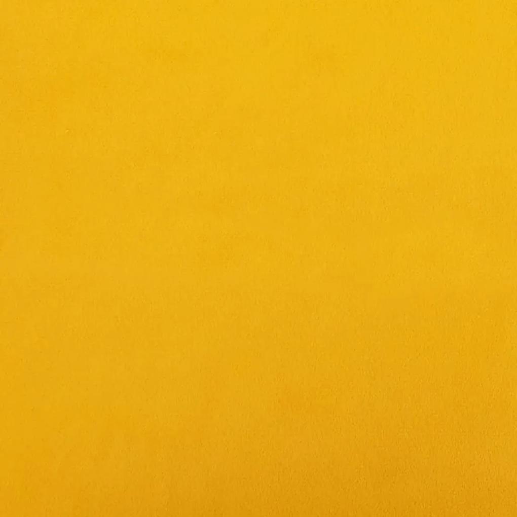 Πολυθρόνα Κουνιστή Κίτρινη Μουσταρδί Βελούδινη - Κίτρινο