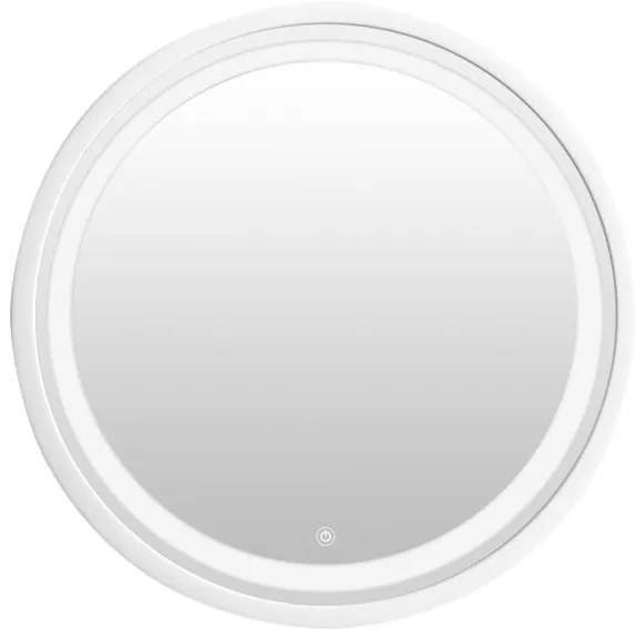 Καθρέπτης Led Goslyn Inart σε λευκή απόχρωση Φ55.4x4.5εκ 349-000004 349-000004 Λευκό