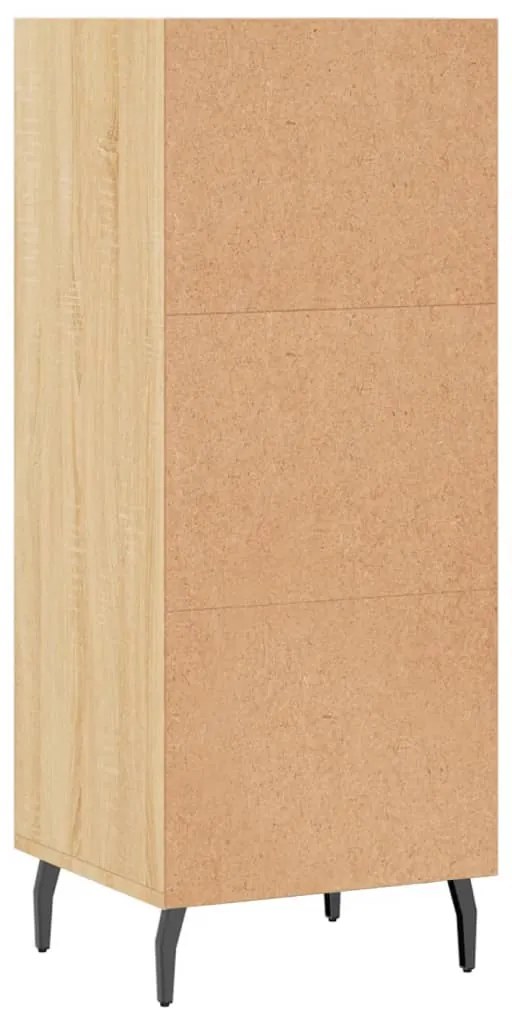vidaXL Ντουλάπι Sonoma Δρυς 34,5x32,5x90 εκ. από Επεξεργασμένο Ξύλο