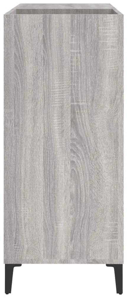 vidaXL Δισκοθήκη Γκρι Sonoma 84,5 x 38 x 89 εκ. από Επεξεργασμένο Ξύλο