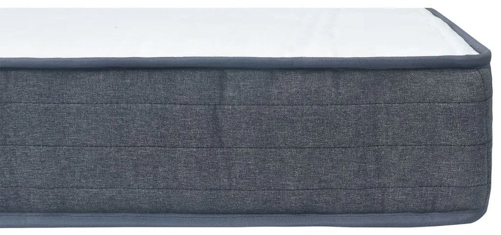 Στρώμα Boxspring 200 x 70x 20 εκ. Υφασμάτινο - Λευκό