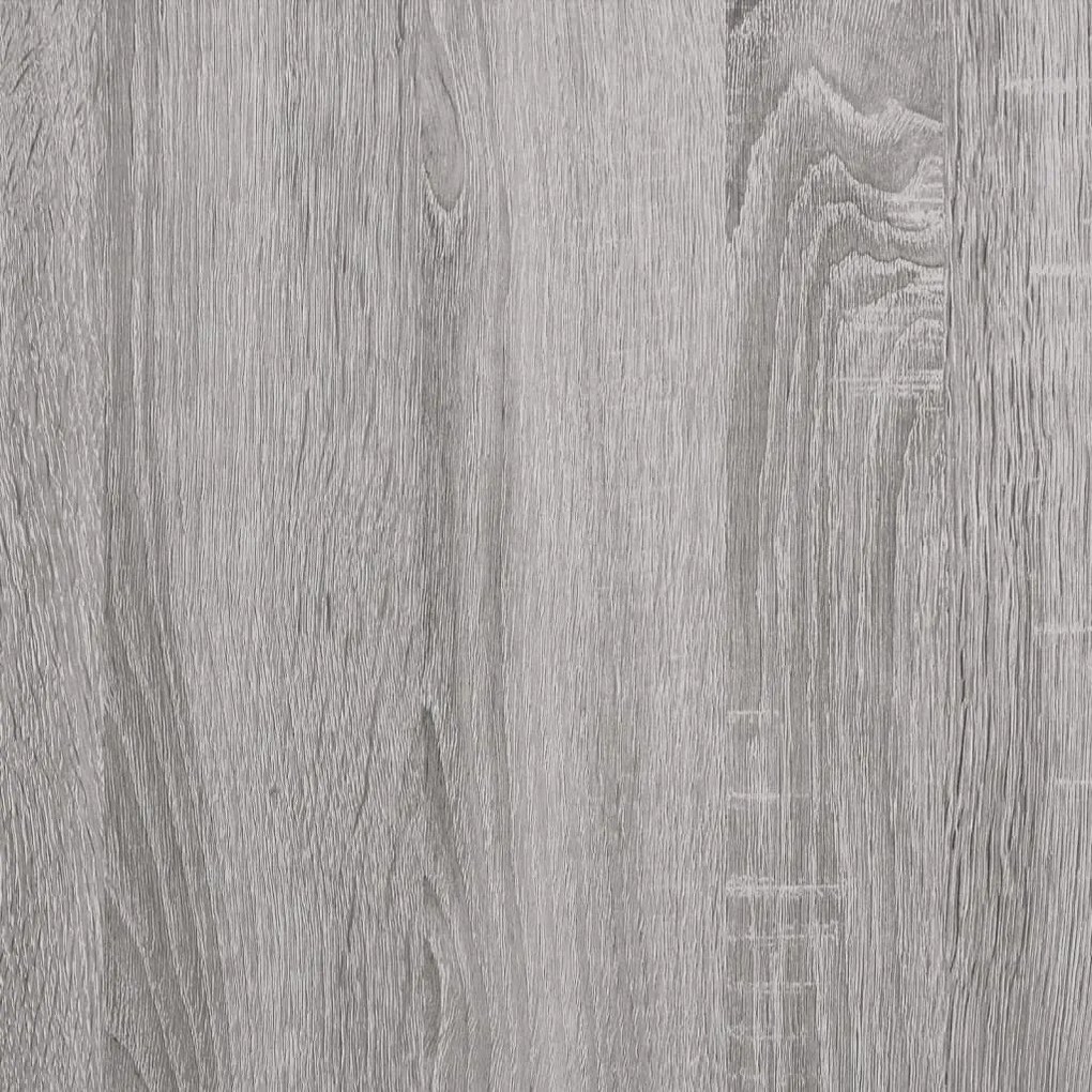 Παπουτσοθήκη Γκρι Sonoma 70x36x60 εκ. από Επεξεργασμένο Ξύλο - Γκρι