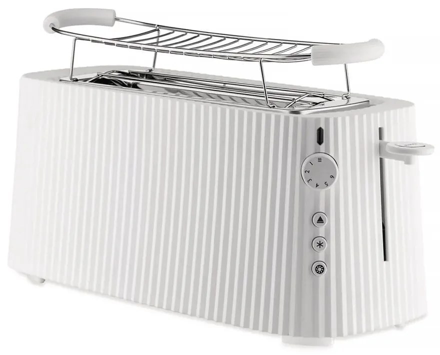 Φρυγανιέρα Plissé MDL15 W 46,5x18,5x25cm 1700W White Alessi Polyresin