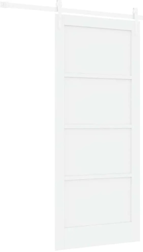 vidaXL Συρόμενη Πόρτα Λευκό 86 x 198.5 cm