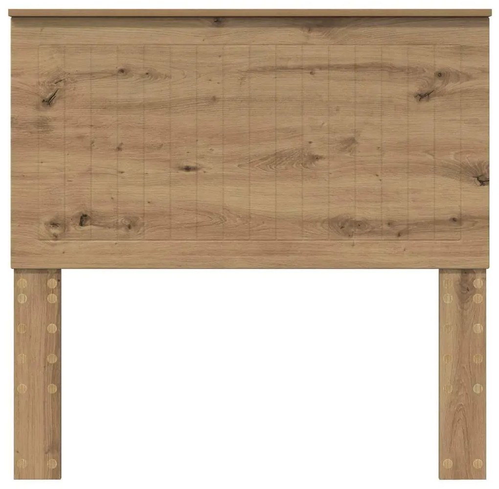 vidaXL Κεφαλάρι με κεφαλάρι Artisan Oak 100 cm Επεξεργασμένο ξύλο