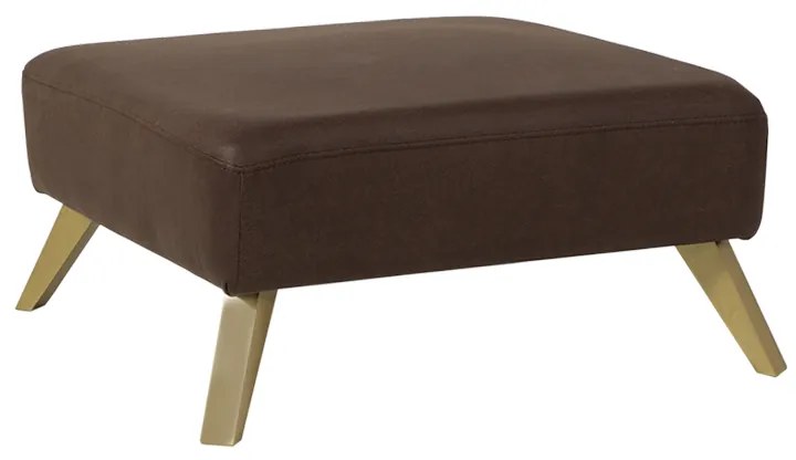 Artekko Σκαμπώ NIL 80x80x47 ύφασμα Vena 04 και ξύλινα πόδια Artekko 783-7122