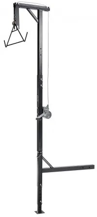 VEVOR Truck Hitch Game Hoist, 600 lbs Load Capacity, Hunting Deer Hoist with 2-inch Receiver, 360-Degree Swivel Shaft &amp; Adjustable Height, Includes Gambrel Winch for Skinning &amp; Cleaning Game