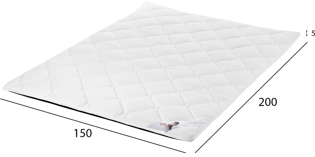Ανώστρωμα με Foam λευκό 150x200x5Υ εκ. 150x200x5 εκ.
