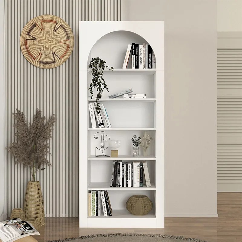 ΒΙΒΛΙΟΘΗΚΗ VOILA MEGAPAP ΧΡΩΜΑ ΛΕΥΚΟ 74X35X180ΕΚ.