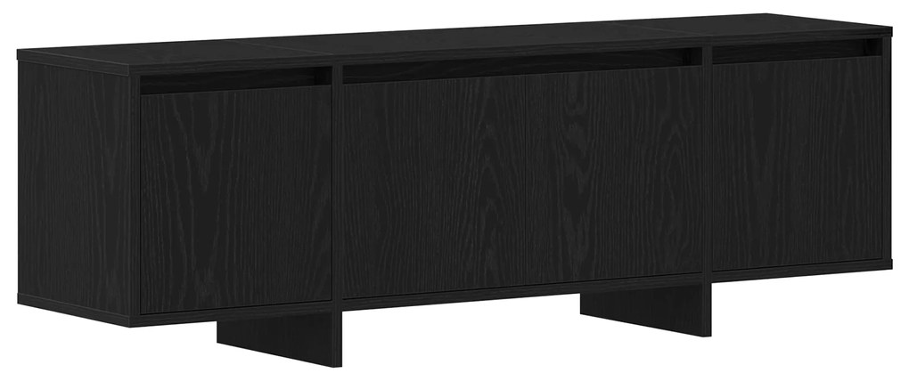 vidaXL Ντουλάπα τηλεόρασης Μαύρο Δρυς 120x30x40,5 εκ. Ξύλο επεξεργασμένο