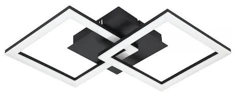 Eglo Paranday-Z Μοντέρνα Μεταλλική Πλαφονιέρα Οροφής με Ενσωματωμένο LED σε Μαύρο χρώμα 52.5cm 900316