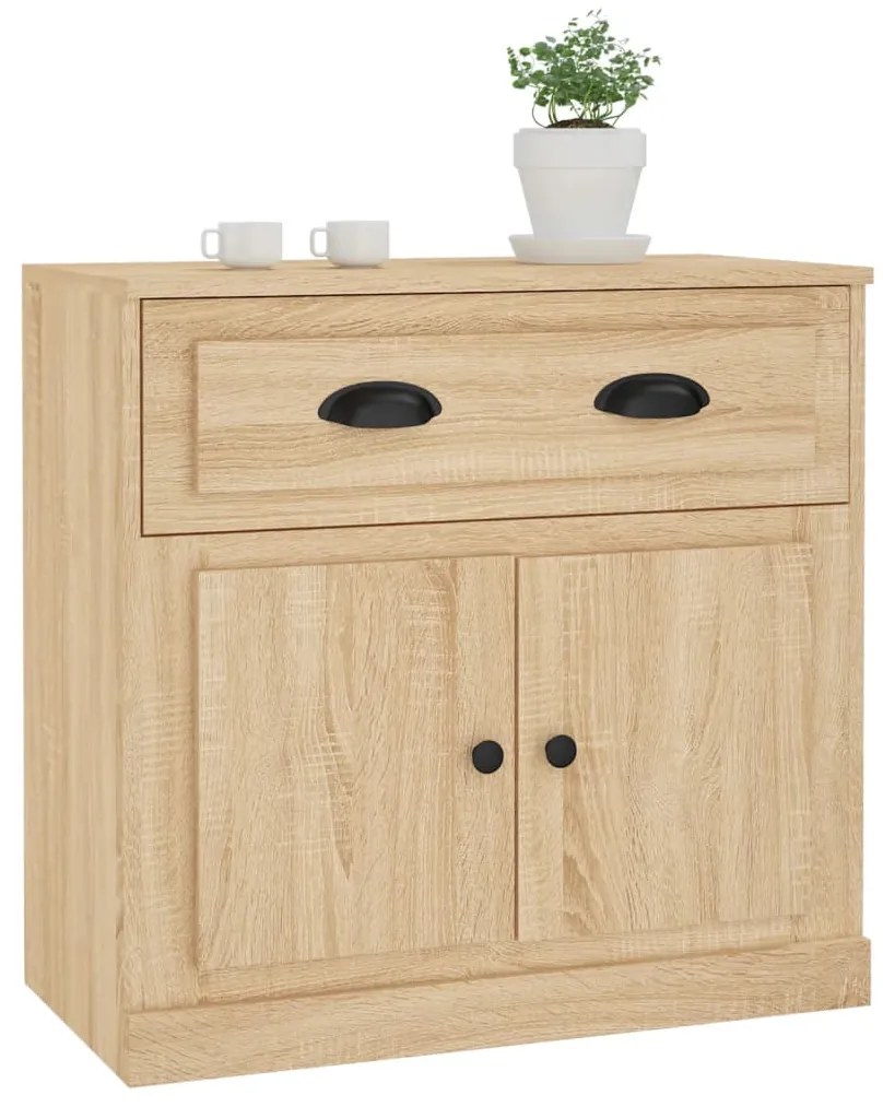 vidaXL Μπουφές Sonoma Δρυς 70x35,5x67,5 εκ. από Επεξεργασμένο Ξύλο