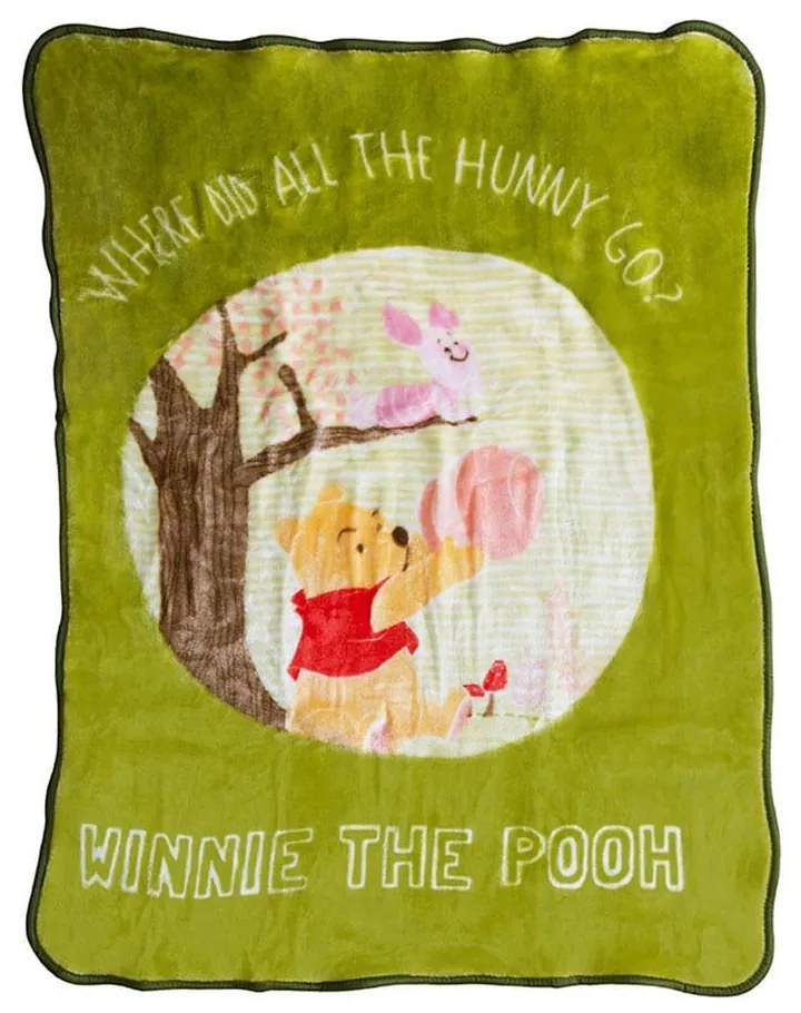 Κουβέρτα Βρεφική Disney Winnie 01 Digital Print DimCol Cradle 110x140cm Πολυέστερ