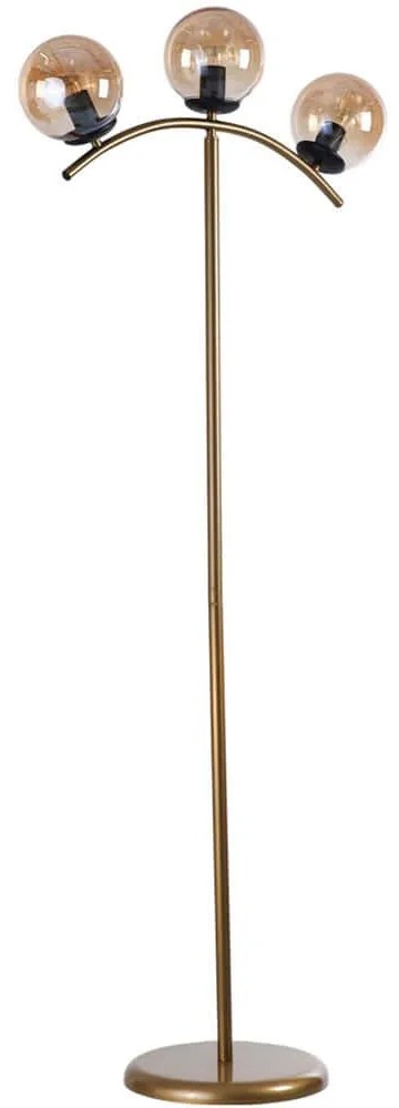 Φωτιστικό Δαπέδου 534LUN5449 30x154cm 3xE27 40W Honey-Gold Opviq