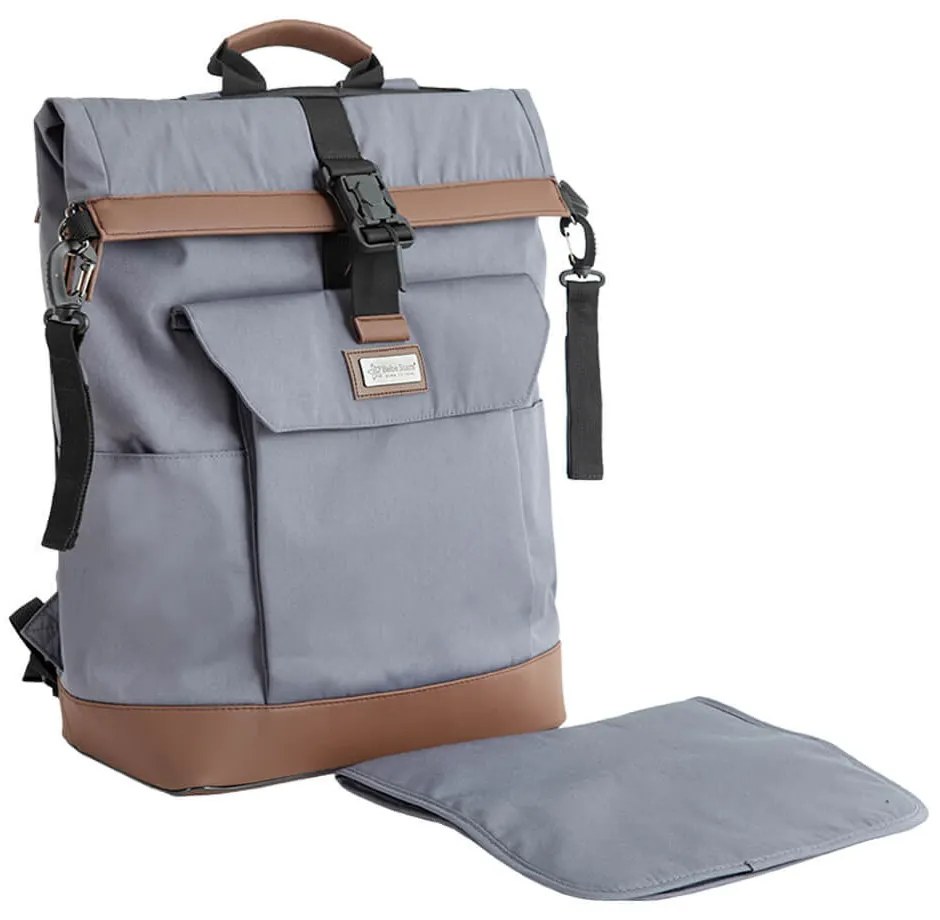 Τσάντα Αλλαξιέρα Backpack (38x20x50) Bebe Stars Grey 595-182