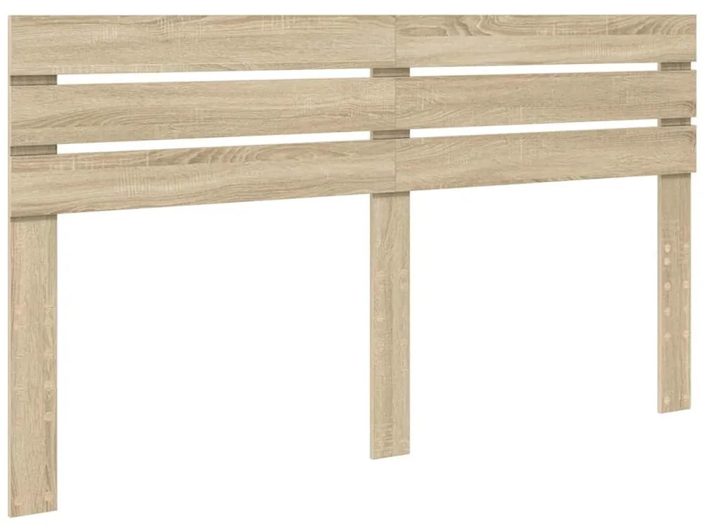 vidaXL Κεφαλάρι με κεφαλάρι Δρύς Sonoma 180 cm Επεξεργασμένο ξύλο
