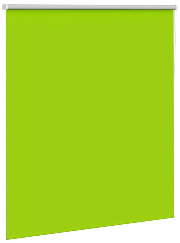 vidaXL Roller Blind Blackout φύλλα πράσινα 135x150 cm Πλάτος υφάσματος