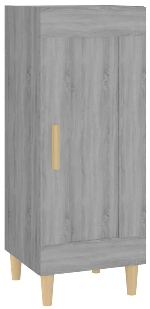 vidaXL Ντουλάπι Γκρι Sonoma 34,5x34x90 εκ. από Επεξεργασμένο Ξύλο