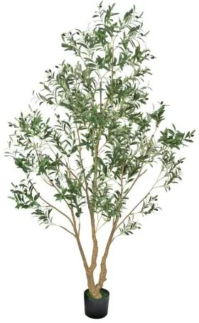 VEVOR 240cm Artificial Olive Tree Tall Fake Plant with Pot for Home Office